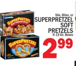 C Town SUPERPRETZEL SOFT PRETZELS offer