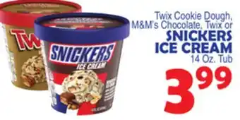 Bravo Supermarkets SNICKERS ICE CREAM offer