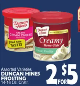 Bravo Supermarkets DUNCAN HINES FROSTING offer