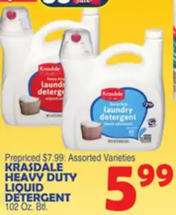 Bravo Supermarkets KRASDALE HEAVY DUTY LIQUID DETERGENT offer