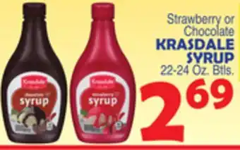 Bravo Supermarkets KRASDALE SYRUP offer