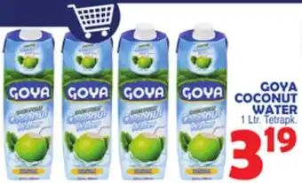 Bravo Supermarkets GOYA COCONUT WATER offer