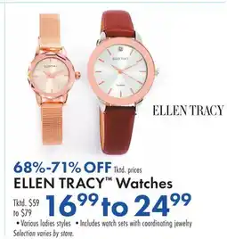 Boscov's ELLEN TRACY Watches offer