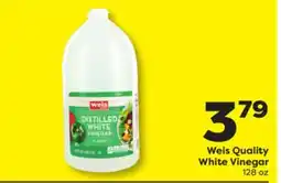 Weis Markets Weis Quality White Vinegar offer