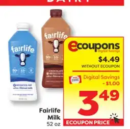 Weis Markets Fairlife Milk offer