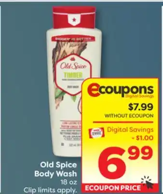 Weis Markets Old Spice Body Wash offer