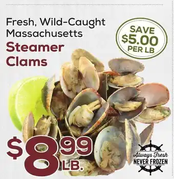 DeCicco & Sons Steamer Clams offer