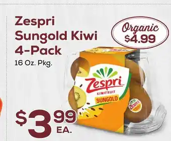 DeCicco & Sons Zespri Sungold Kiwi 4-Pack offer