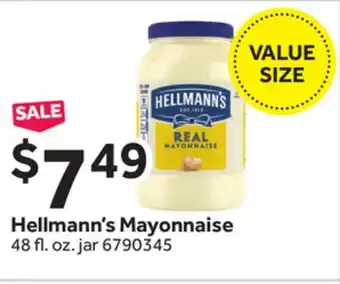 Stop&Shop Hellmann's Mayonnaise offer