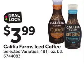 Stop&Shop Califia Farms Iced Coffee offer