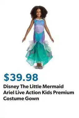 Sam's Club Disney The Little Mermaid Ariel Live Action Kids Premium Costume Gown offer