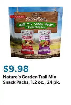 Sam's Club Nature's Garden Trail Mix Snack Packs, 1.2 oz., 24 pk offer