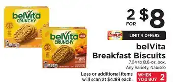 ShopRite belVita Breakfast Biscuits offer