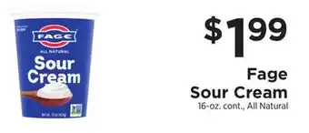 ShopRite Fage Sour Cream offer