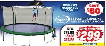 Big 5 Propel 15' Trampoline with Basketball Hoop offer