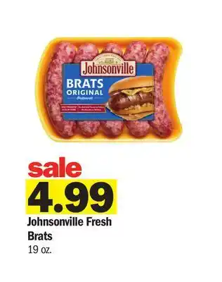 Meijer Johnsonville Fresh Brats offer