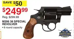Dunham's Sports ROCK ISLAND M206 38 SPECIAL REVOLVER offer