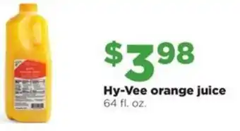 Hy-Vee Hy-Vee orange juice offer