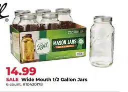 Runnings Ball Wide Mouth 1/2 Gallon Jars offer