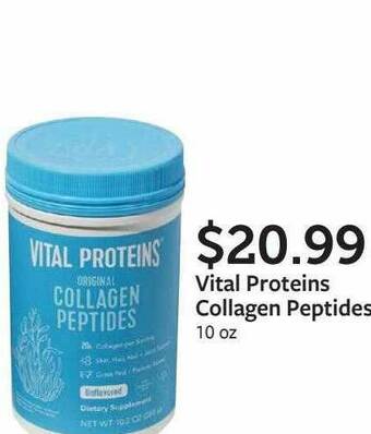Fareway Vital Proteins Collagen Peptides offer