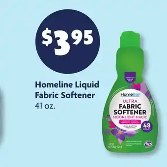 Family Dollar Homeline Liquid Fabric Softener offer