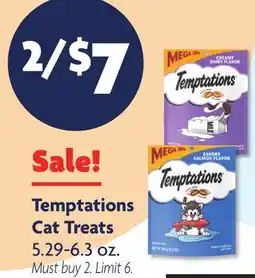Family Dollar Temptations Cat Treats offer
