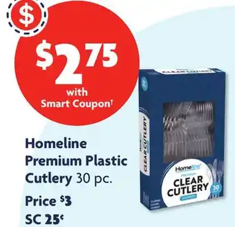 Family Dollar Homeline Premium Plastic Cutlery offer