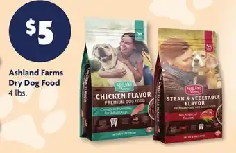 Family Dollar Ashland Farms Dry Dog Food offer