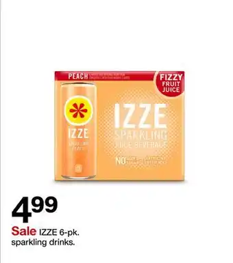 Target IZZE 6-pk. sparkling drinks offer