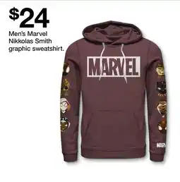 Target Men's Marvel Nikkolas Smith graphic sweatshirt offer