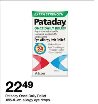 Target Pataday Once Daily Relief .085-fl.-oz. allergy eye drops offer
