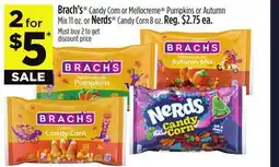 Dollar General Brach's Candy Corn or Mellocreme Pumpkins or Autumn Mix 11 oz. or Nerds Candy Corn 8 oz offer