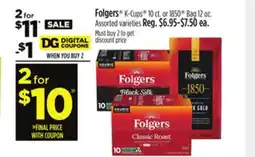 Dollar General Folgers offer
