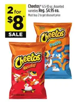 Dollar General Cheetos 6.5-10 oz offer