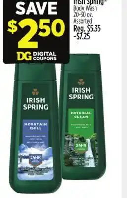 Dollar General Irish Spring Body Wash offer