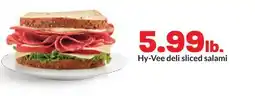 Hy-Vee Hy-Vee deli sliced salami offer