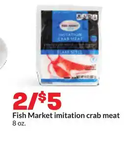 Hy-Vee Fish Market imitation crab meat offer