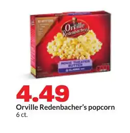 Hy-Vee Orville Redenbacher's popcorn offer