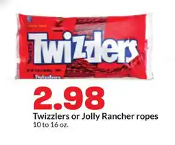 Hy-Vee Twizzlers or Jolly Rancher ropes offer