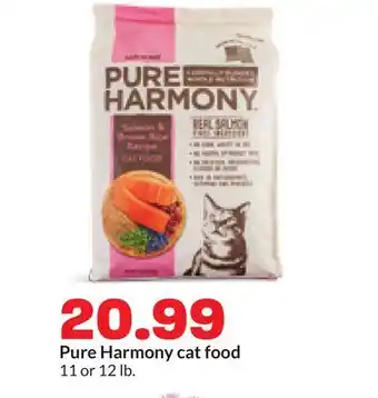 Hy-Vee Pure Harmony cat food offer