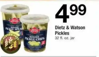 ACME Dietz & Watson Pickles offer