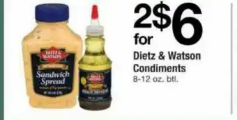ACME Dietz & Watson Condiments offer
