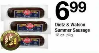 ACME Dietz & Watson Summer Sausage offer