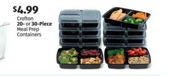 Aldi Crofton Meal Prep Containers offer