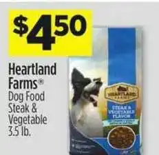 Dollar General Heartland Farms Dog Food Steak&vegetable offer