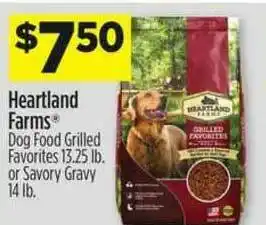 Dollar General Heartland Farms Dog Food Grilled offer