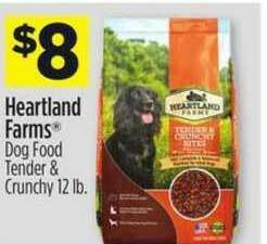 Dollar General Heartland Farms Dog Food Tender & Crunchy offer