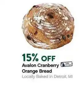 Plum Market Avalon Cranberry Orange Bread offer