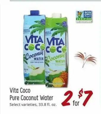 Sprouts Farmers Market Vita Coco Pure Coconut Water offer