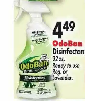 Ocean State Job Lot Odoban Disinfectant offer